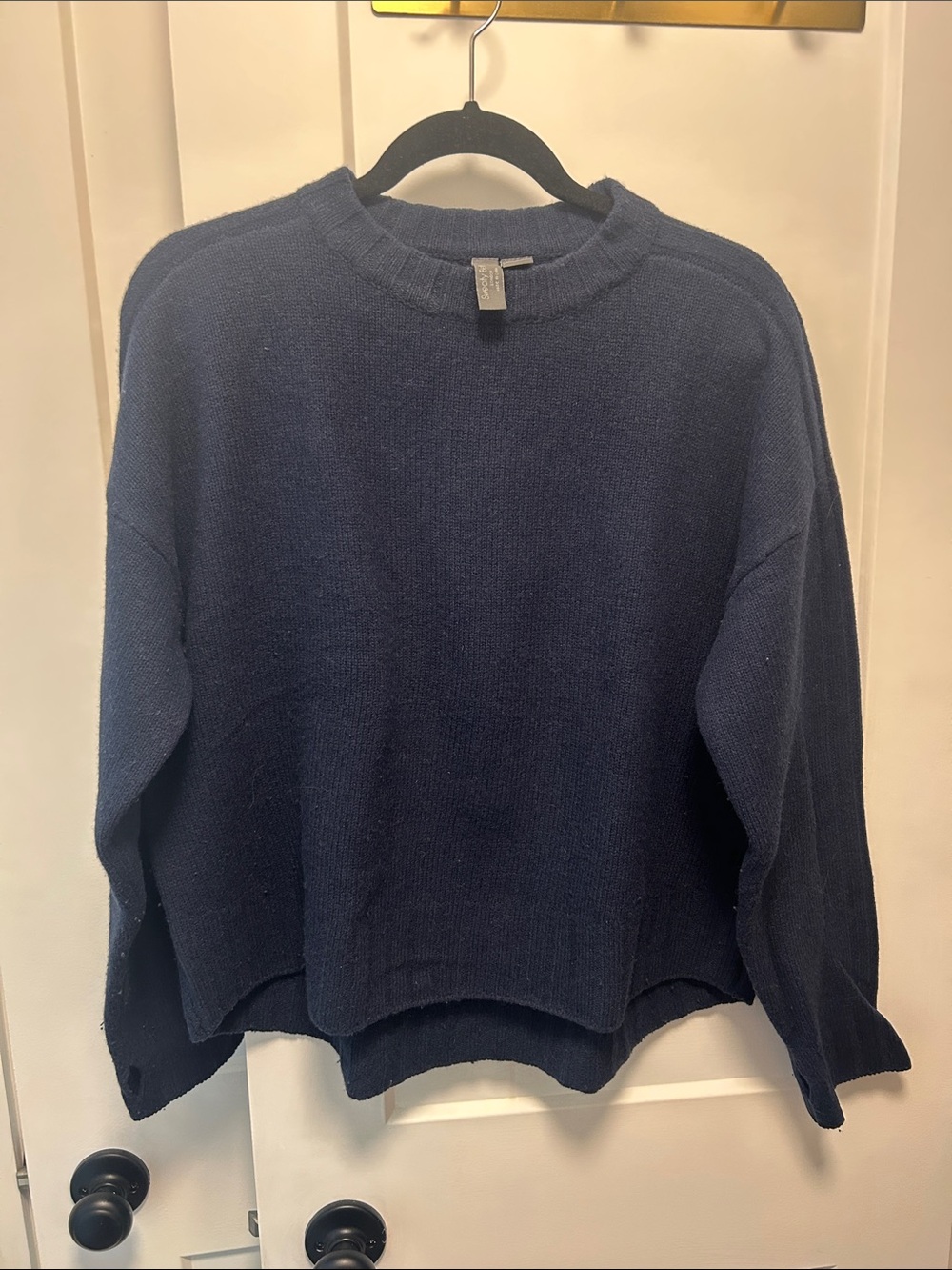 Sweaty Betty Navy Crewneck Sweater